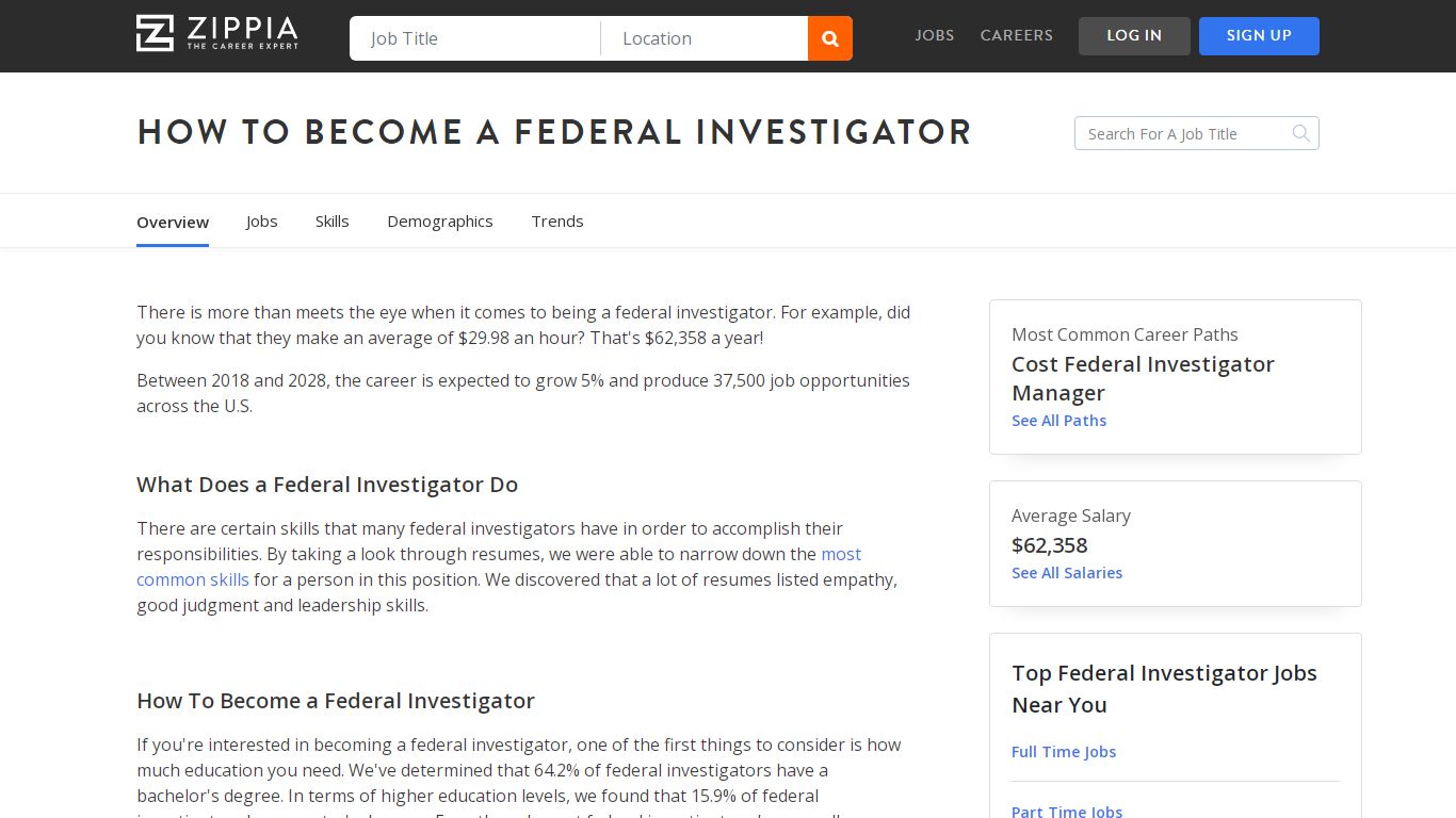 How to Become a Federal Investigator - Zippia